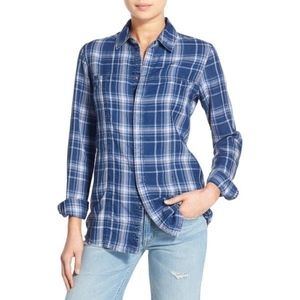 NWT Hudson Palisades Britt Long Shirt Button-down